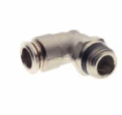 AUTOMATIC ELBOW TUBE FITTING - METAL THREAD 1/4